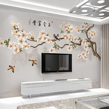 科技與藝術(shù)融合，最新電視背景墻紙重塑居家體驗(yàn)